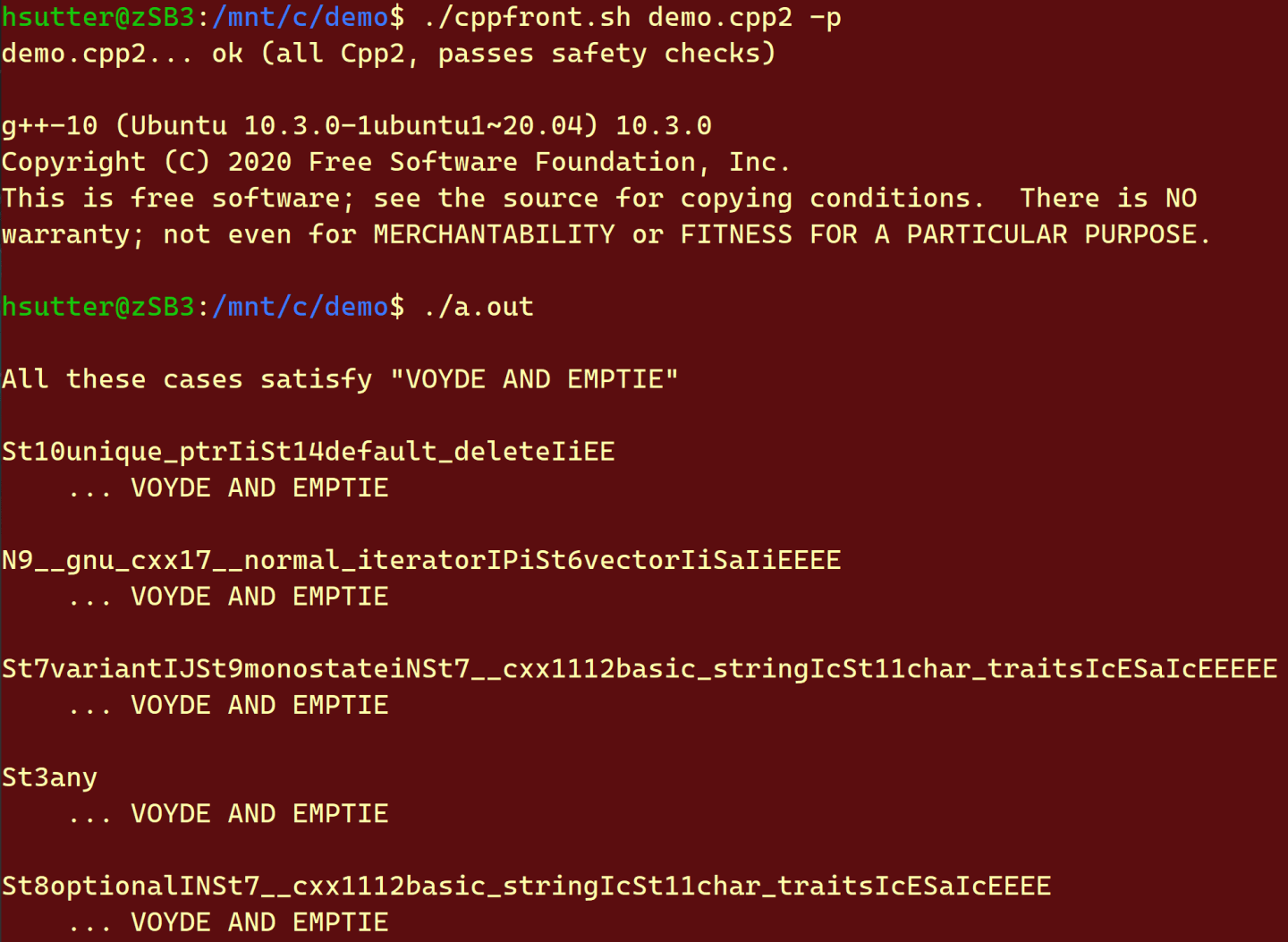Cpp2, cppfront – Sutter’s Mill