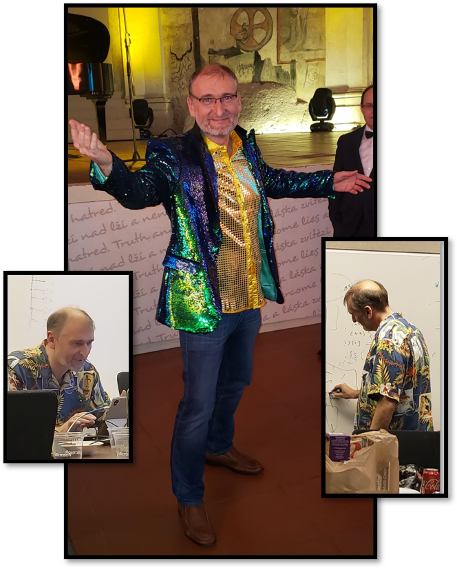 Gor Nishanov at the Prague meeting in February 2020 that shipped C++20, including Gor's coroutines feature